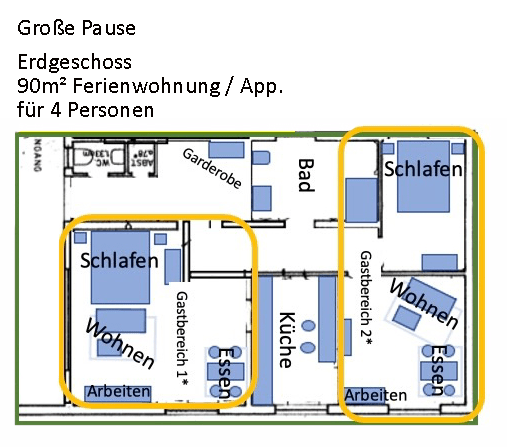 Grundriss Große Pause in Cölbe-Marburg